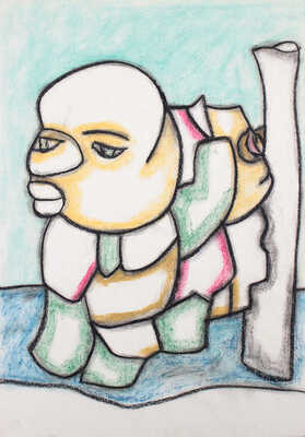 Кошелохов Борис Николаевич (Боб). Пудель на прогулке